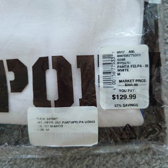 PLEIN SPORT PS78 Tape-Stripe Joggers - Picture 6 of 7